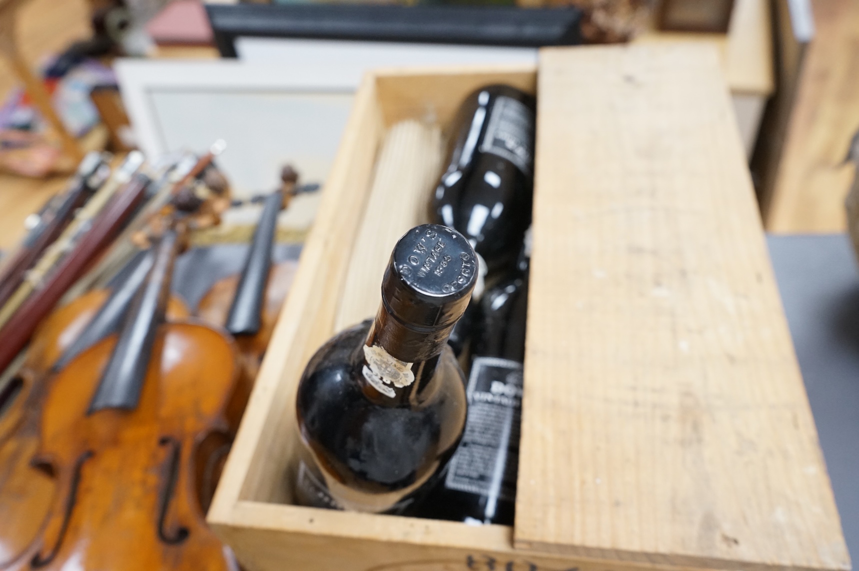 Ten bottles of vintage port, 7 x 1977 Taylor, 3 x 1985 Dows